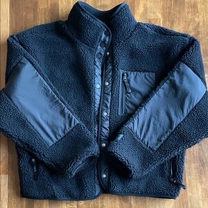 Fabletics Black Fleece Jacket